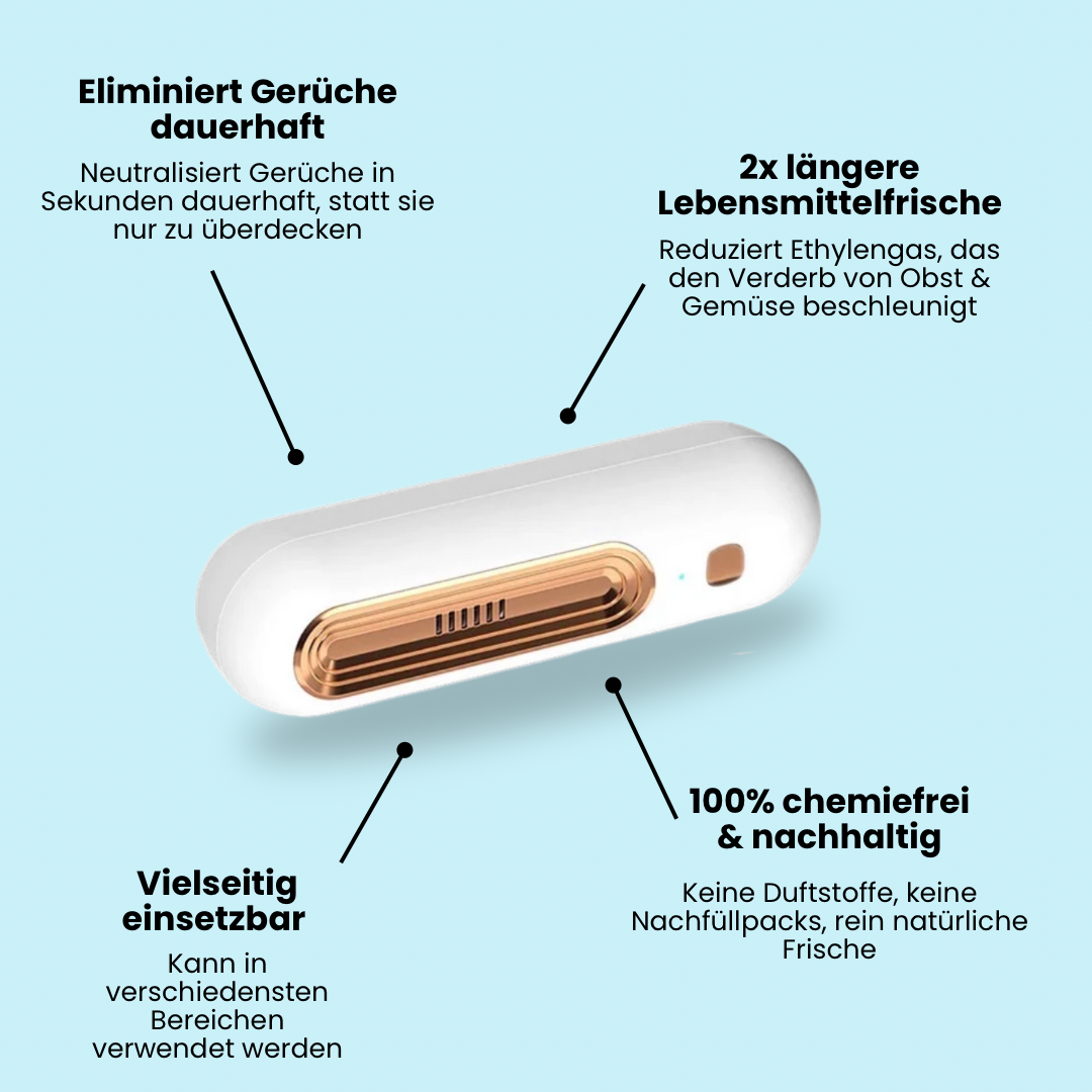 OdoraX™ - entfernt schlechte Gerüche in Sekunden
