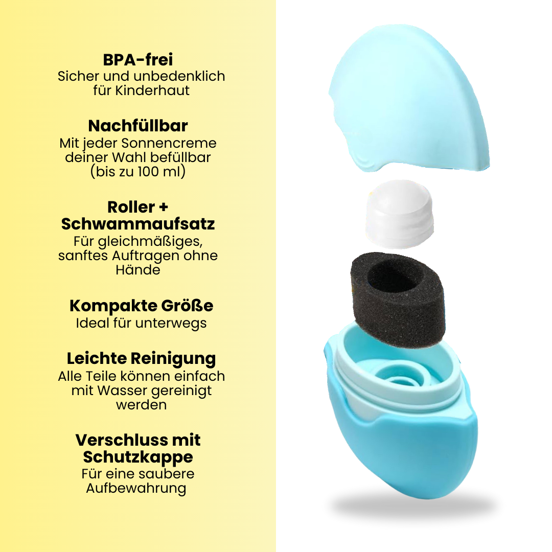 SunnyRoller™ - nie wieder klebrige Hände beim Eincremen